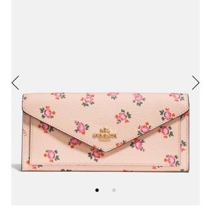 *SOLD* Coach Floral Bloom Light Pink Wallet